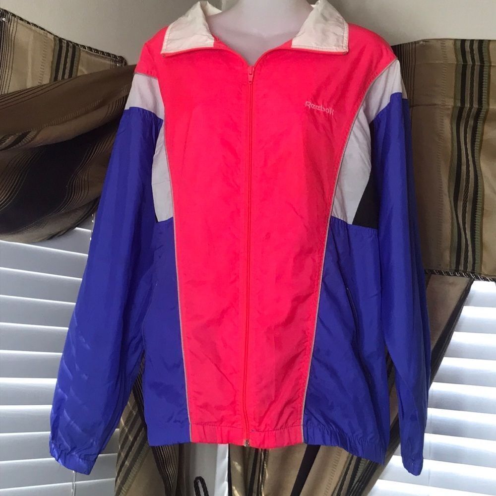 Rare Vintage Reebok Tracksuit Sport Jacket Size L